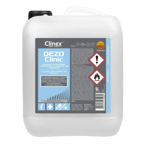 Clinex DEZOClinic 5l  Alkoholowy preparat dezynfekująco-myjący 77-031