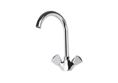 Bateria zlewozmywakowa stojąca, jednootworowa, z pokrętłami, BD-100