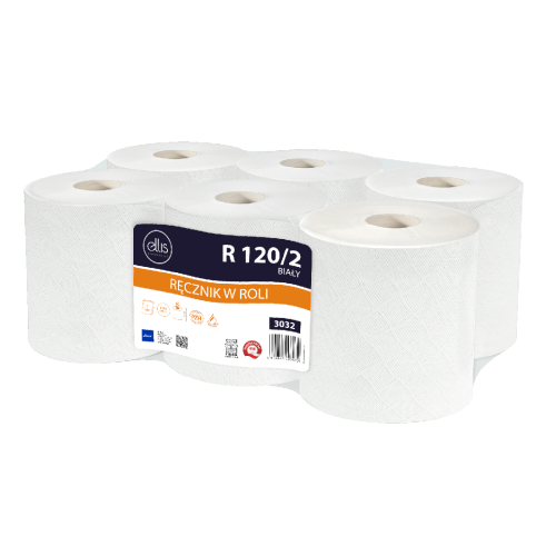  Ręcznik w roli przemysłowy ELLIS 120/2 3032 120m 2- warstwowa celuloza