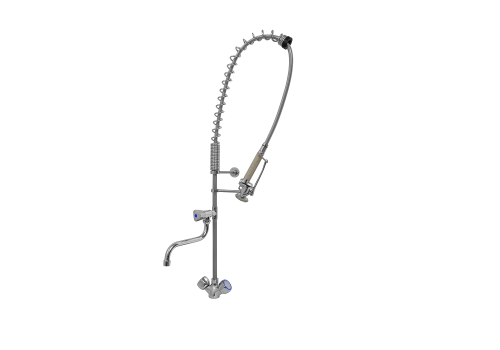 Bateria zlewozmywakowa stojąca, jednootworowa z pokrętłami. TOP GASTRO 1