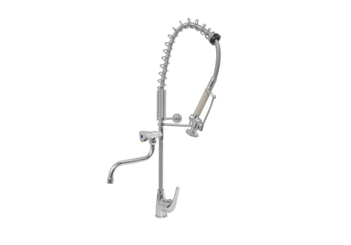 Profesjonalna Bateria zlewozmywakowa stojąca, jednootworowa, jednouchwytowa. MINI PLUS 2S