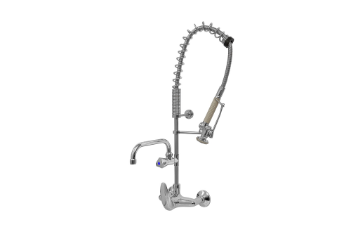 Profesjonalna Bateria zlewozmywakowa ścienna, jednouchwytowa. MINI PLUS 5