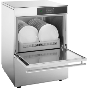 zmywarka uniwersalna NEXA z dozownikami detergentów, pompą wspomagającą płukanie i pompą zrzutową, P 4,6 kW Stalgast 802454