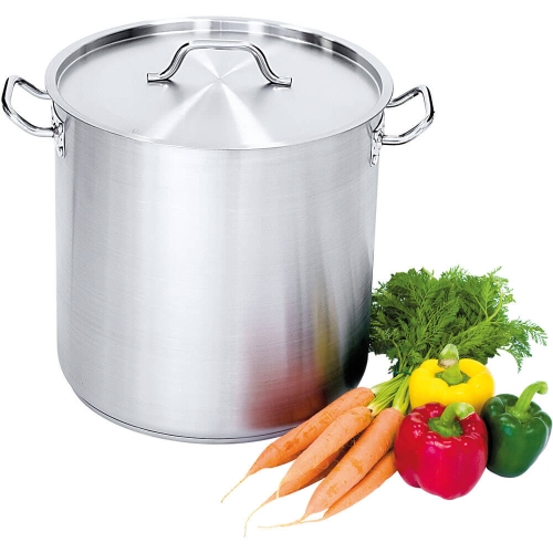 garnek wysoki z pokrywką, stalowy, Ø 280 mm, V 15.4l Gredil Stalgast 011285