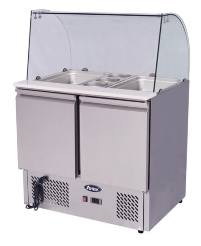  Stół chłodniczy sałatkowy 2-drzwiowy Szron ESL3811