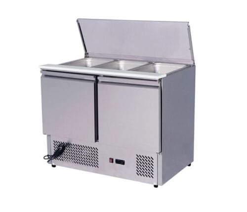  Stół chłodniczy 2-drzwiowy 3*GN 1/1 Szron ESL3813