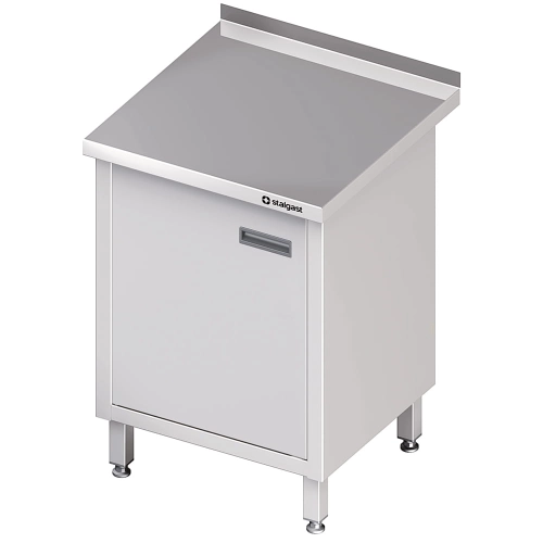 stół przyścienny z drzwiami skrzydłowymi 600x700x850 mm Stalgast 980147060