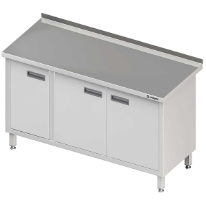  stół przyścienny z drzwiami skrzydłowymi 1500x600x850 mm Stalgast 980166150