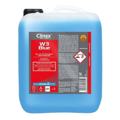 Clinex W3 Blue 5L Żel do czyszczenia sanitariatów 77-929