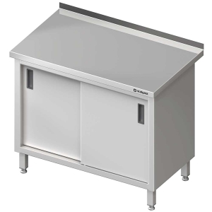 stół przyścienny z drzwiami suwanymi 800x700x850 mm  Stalgast 980187080