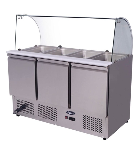 Stół chłodniczy sałatkowy 3-drzwiowy Szron ESL3814