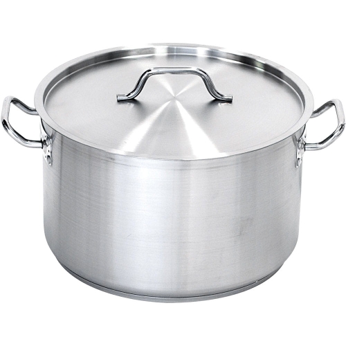 garnek średni z pokrywką, stalowy, Basic, Ø 320 mm, V 18 l Stalgast 012326