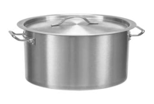 Garnek niski z pokrywą 3.5L Szron ECO2012