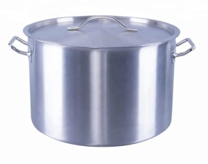  Garnek średni z pokrywą 32L Szron ECO4026