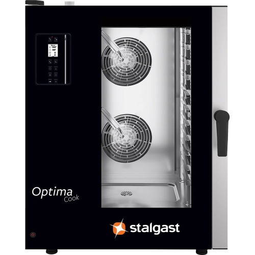 Piec konwekcyjno-parowy 11xGN1/1 elektroniczny panel OptimaCook 18.5 kW  Stalgast 9100011