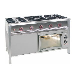  Kuchnia gazowa 5-palnikowa 27,9 kW z piekarnikiem gazowym  1200x700x850 mm TG 5730/PG-1