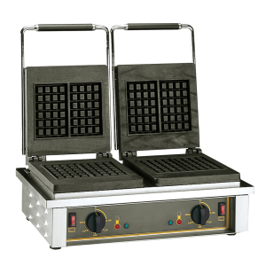 Gofrownica podwójna <<Liege>> mała kratka 4x6 GED 20 Roller Grill