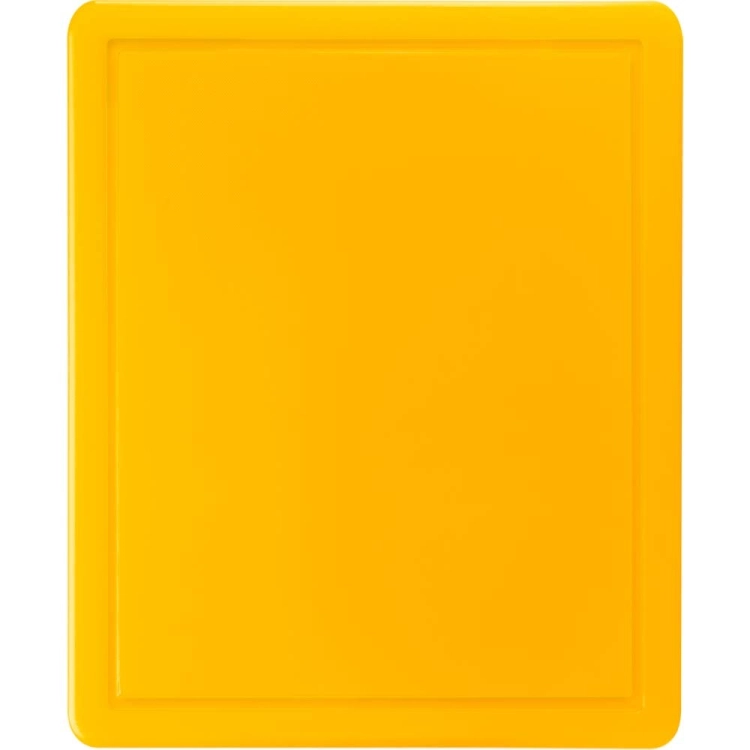 Deska do krojenia, żółta, HACCP, 600x400x18 mm