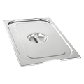 Pokrywka stalowa z wycięciem na uchwyty do pojemników, Basic, GN 1/6