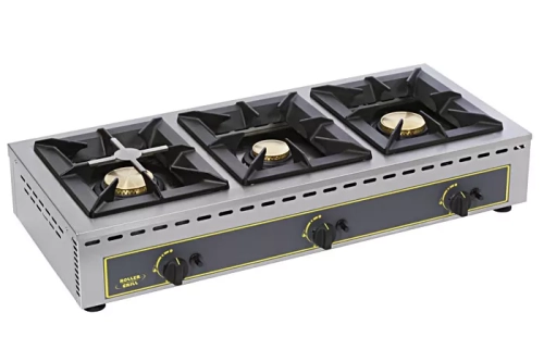 Kuchenka gazowa potrójna 21kW (7+7+7kW) Roller Grill GST 21