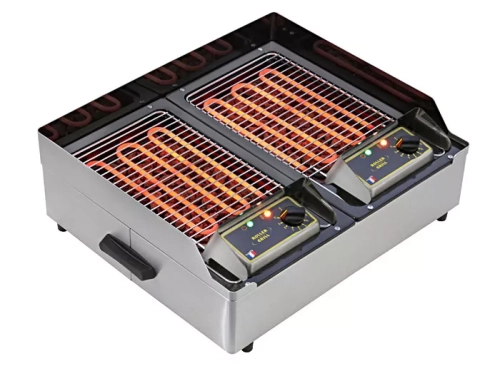 Podwójny grill elektryczny na kamienie lawowe RG 140 D Roller Grill