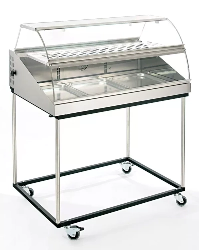 Witryna chłodnicza pozioma 110l. 3xGN 1 Roller Grill VHF 1000