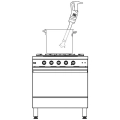 Mikser ręczny, CMP 350 V.V., P 0.4 kW, U 230 V