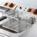 Frytownica elektryczna, 2-komorowa, pozioma, Caterina, V 2x5 l, P 2x3 kW
