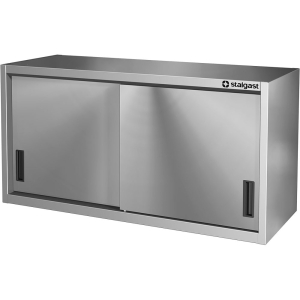 Szafka stalowa wisząca, drzwi suwane, 1200x300x600 mm