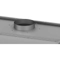 Okap przyścienny skrzyniowy skręcany z łapaczami, bez oświetlenia (2x króciec d=250mm) 1510x1000x400