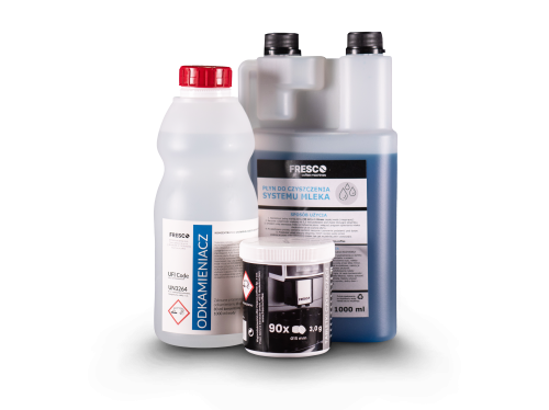 Zestaw środków czystości do ekspresu Fresco