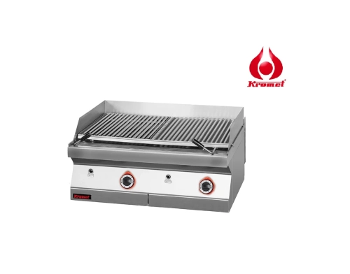 Grill lawowy gazowy z rusztem ze stali nierdzewnej, nastawny 700.OGL-800.A Kromet