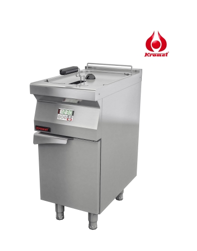 Frytkownica elektryczna jednokomorowa 15l z elektronicznym sterowaniem 700.FE-15f Kromet