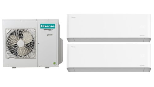 Zestaw multisplit Hisense  2x Unipure HB35XU0AG + jednostka zewnętrzna Multi 2AMW52U4RXC