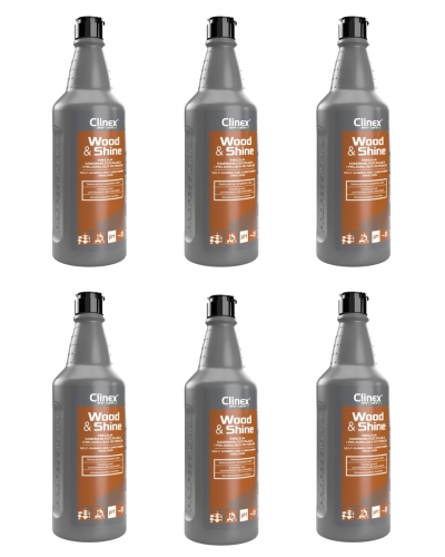 Clinex Wood&Shine 1L , Emulsja do mycia podłóg (karton 6szt.) 77-930