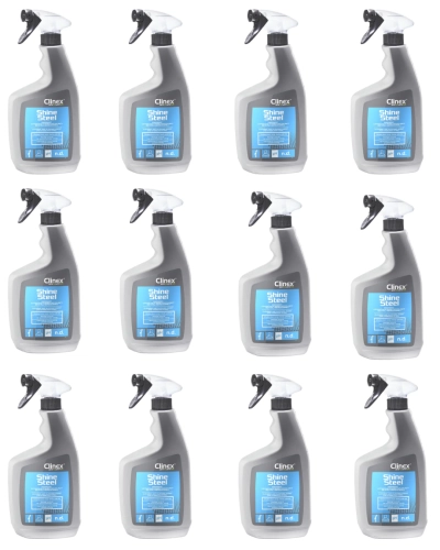 Clinex Shine Steel 0,65l Do czyszczenia i nabłyszczania stali (karton 12szt.) 77-628