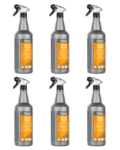 Clinex Fast Gast 1L  Preparat do tłustych i olejowych zabrudzeń  (karton 6szt.) 77-667 