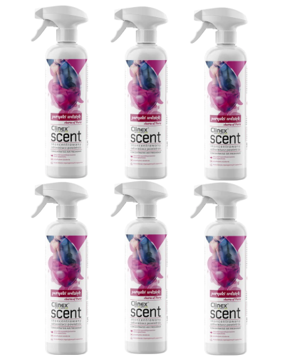 Clinex Scent Paryski Wdzięk 0,5 L Odświeżacz powietrza (karton 6szt.) 77-904