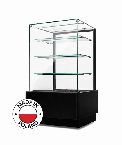 Witryna cukiernicza neutralna Dolce Visione  Neutro 700 | 700x670x1300 mm