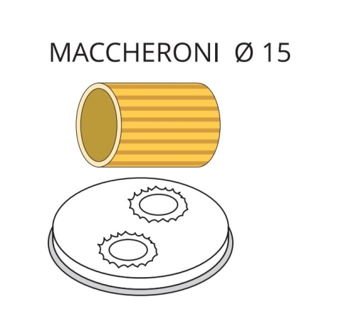 Matryca formująca do maszynki do makaronu PF15E i MPF1.5N MACCHERONI - ø 15 mm