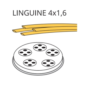 Matryca formująca do maszynki do makaronu PF80E i MPF8N LINGUINE 4 x 1.6 - 4 mm