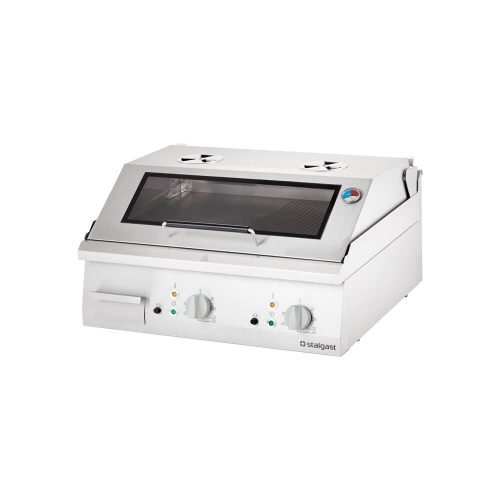 płyta grillowa elektryczna, ryflowana, z pokrywą, 8.1 kW Stalgast 9731290