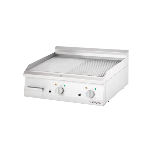 płyta grillowa elektryczna, gładko-ryflowana, 8.1 kW Stalgast 9731300