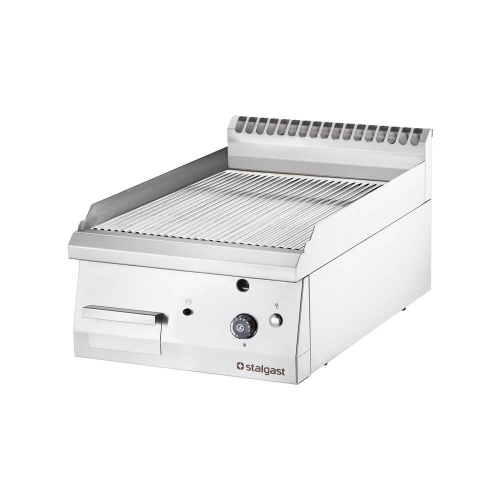 płyta grillowa gazowa, chromowana, ryflowana, P 6.5 kW, U230 V, G30