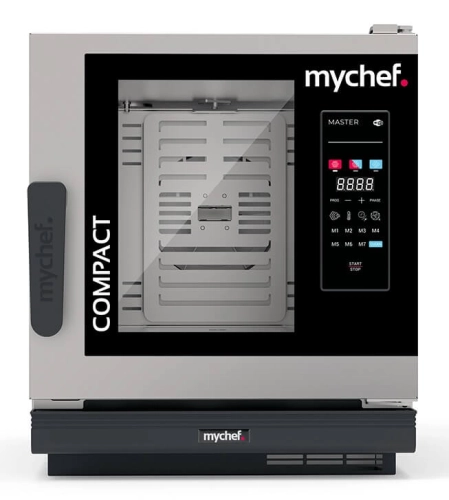 Piec konwekcyjno-parowy elektryczny | automatyczny system myjący | 6xGN2/3 | 6,3 kW | 400 V | Mychef Cook MASTER Compact 623E TSC | System TSC - najwyższa stabilność temperatury