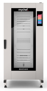 Piec konwekcyjno-parowy elektryczny | z wózkiem | piekarniczo-cukierniczy | automatyczny system myjący | 16x600x400 |  34,7 kW | 400 V | Mychef iBake MAX 16E TSC | System TSC - najwyższa stabilność temperatury