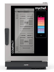 Piec konwekcyjno-parowy elektryczny | automatyczny system myjący | 10xGN1/1 | 12,6 kW | 400 V | Mychef iCook Compact 101E TSC | System TSC - najwyższa stabilność temperatury