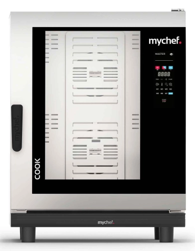 Piec konwekcyjno-parowy elektryczny | automatyczny system myjący | 10xGN2/1 | 27,9 kW | 400 V | Mychef COOK MASTER 102E TSC | System TSC- najwyższa stabilność temperatury