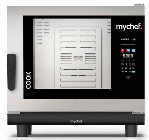 Piec konwekcyjno-parowy elektryczny | automatyczny system myjący | 6xGN1/1 | 9,3 kW | 400 V | Mychef COOK MASTER 061E TSC | System TSC - najwyższa stabilność temperatury