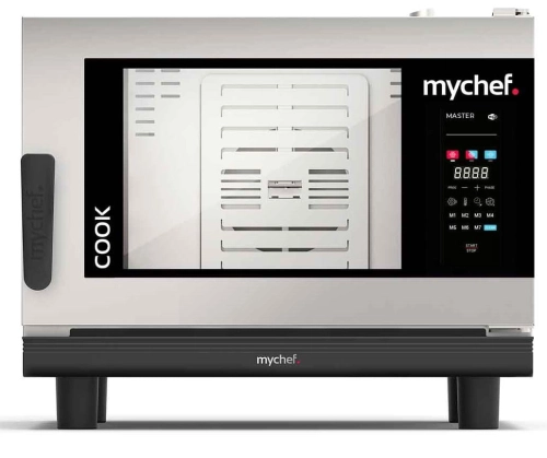 Piec konwekcyjno-parowy elektryczny | automatyczny system myjący | 4xGN1/1 | 6,3 kW | 400 V | Mychef COOK MASTER 041E TSC | System TSC - najwyższa stabilność temperatury